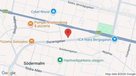Apartments for rent i Sundsvall - kort over placeringen