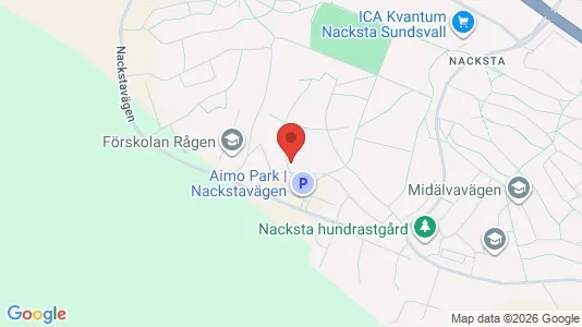 Apartments for rent i Sundsvall - kort over placeringen