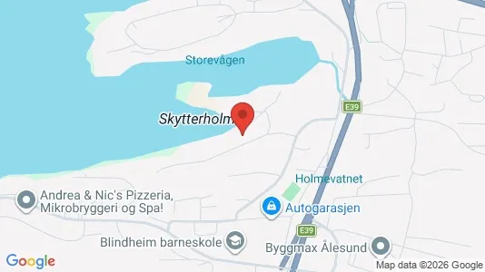 Apartments for rent i Ålesund - kort over placeringen