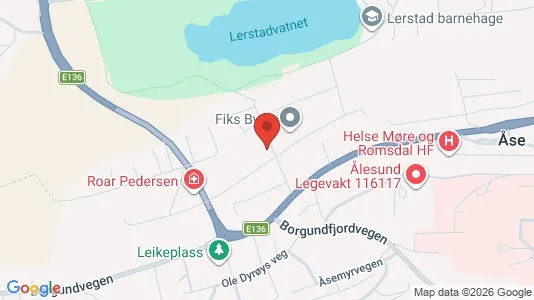 Apartments for rent i Ålesund - kort over placeringen