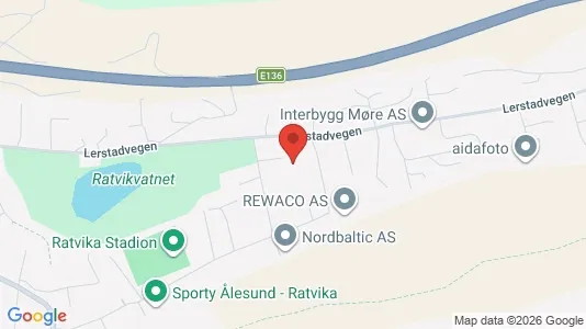 Apartments for rent i Ålesund - kort over placeringen