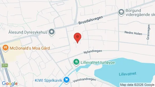 Apartments for rent i Ålesund - kort over placeringen