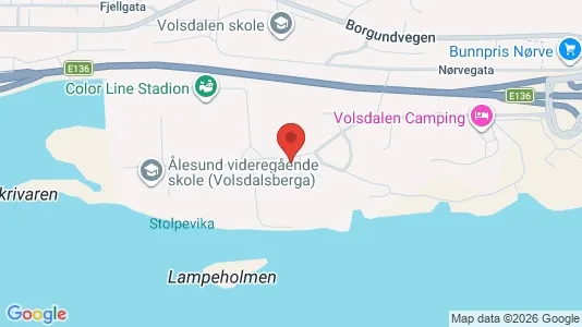 Apartments for rent i Ålesund - kort over placeringen