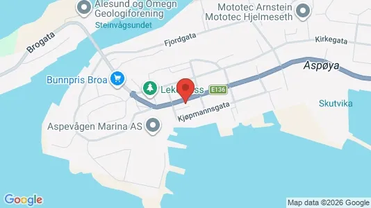 Rooms for rent i Ålesund - kort over placeringen