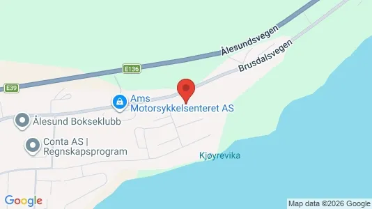 Apartments for rent i Ålesund - kort over placeringen
