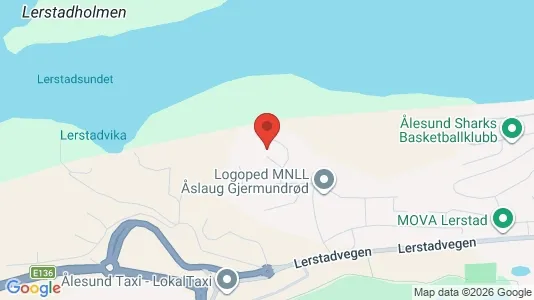 Apartments for rent i Ålesund - kort over placeringen
