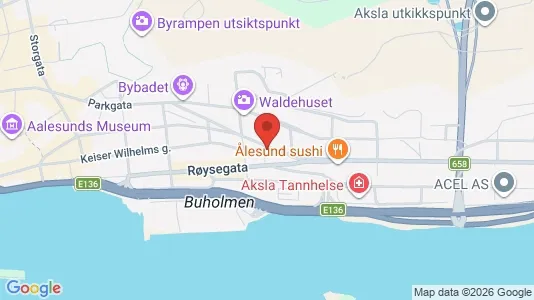 Apartments for rent i Ålesund - kort over placeringen