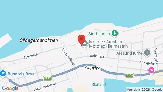 Apartments for rent i Ålesund - kort over placeringen