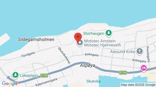 Apartments for rent i Ålesund - kort over placeringen