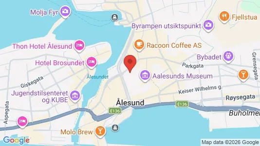 Apartments for rent i Ålesund - kort over placeringen
