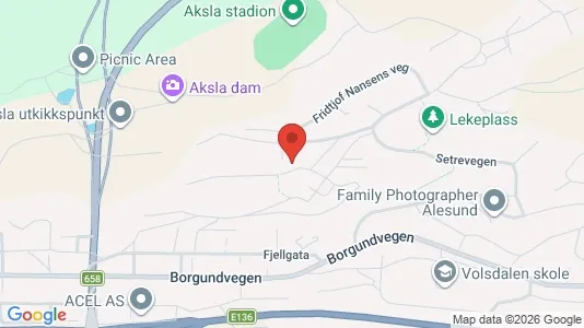 Rooms for rent i Ålesund - kort over placeringen