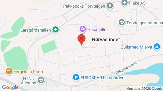 Apartments for rent i Ålesund - kort over placeringen