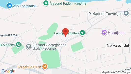 Rooms for rent i Ålesund - kort over placeringen