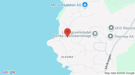 Apartments for rent i Ålesund - kort over placeringen