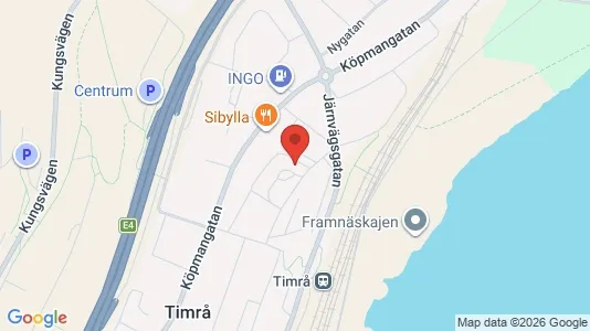 Apartments for rent i Timrå - kort over placeringen