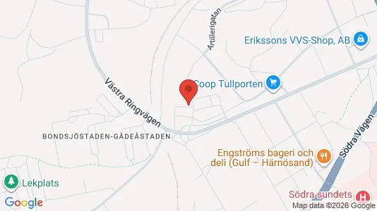 Apartments for rent i Härnösand - kort over placeringen
