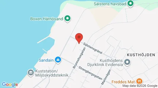 Apartments for rent i Härnösand - kort over placeringen