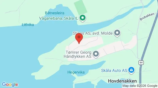 Apartments for rent i Molde - kort over placeringen