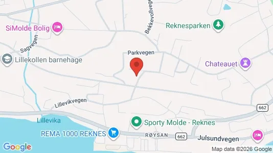 Apartments for rent i Molde - kort over placeringen