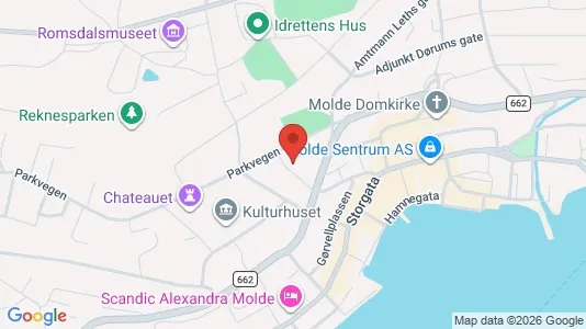 Rooms for rent i Molde - kort over placeringen