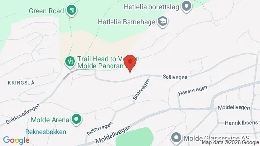 Apartments for rent i Molde - kort over placeringen