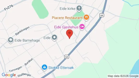 Rooms for rent i Eide - kort over placeringen