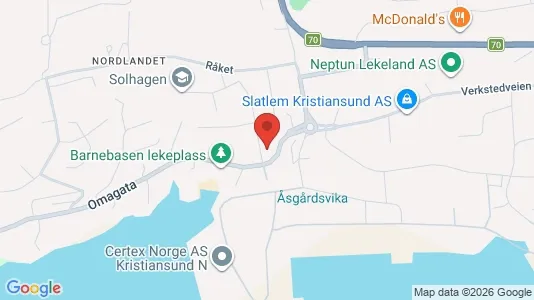 Apartments for rent i Kristiansund - kort over placeringen