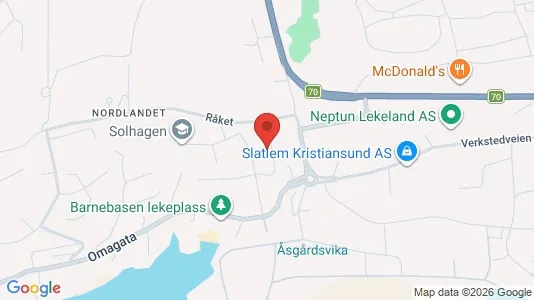 Apartments for rent i Kristiansund - kort over placeringen