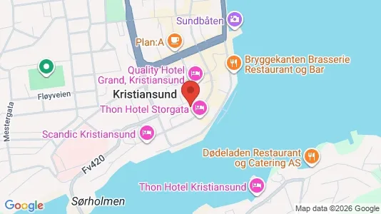Apartments for rent i Kristiansund - kort over placeringen