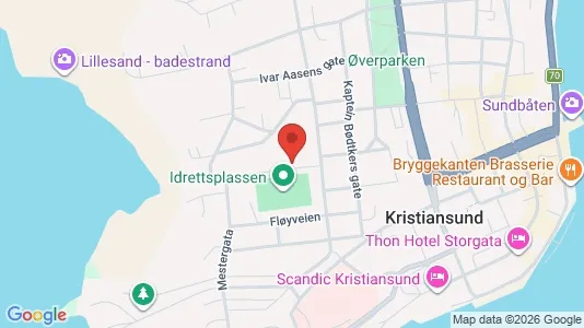Rooms for rent i Kristiansund - kort over placeringen