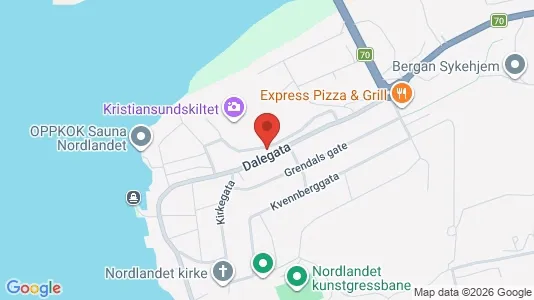 Rooms for rent i Kristiansund - kort over placeringen