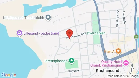 Rooms for rent i Kristiansund - kort over placeringen