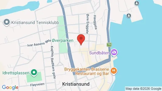 Rooms for rent i Kristiansund - kort over placeringen