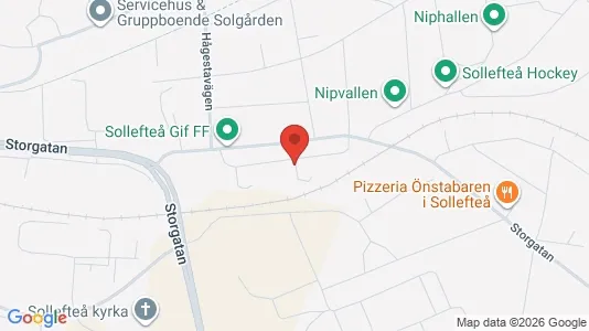 Apartments for rent i Sollefteå - kort over placeringen