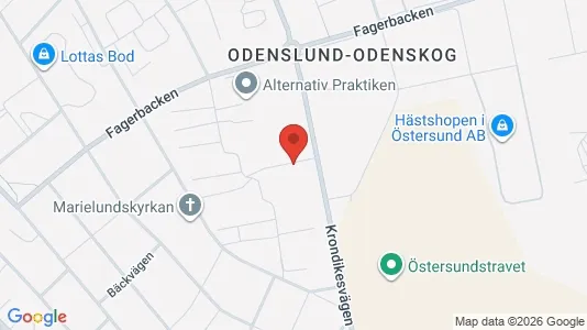 Apartments for rent i Östersund - kort over placeringen