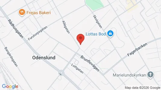 Apartments for rent i Östersund - kort over placeringen