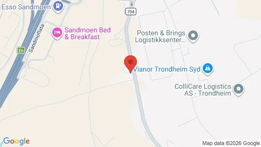Apartments for rent i Trondheim Heimdal - kort over placeringen
