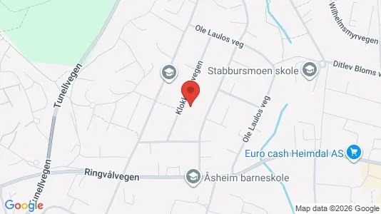Apartments for rent i Trondheim Heimdal - kort over placeringen