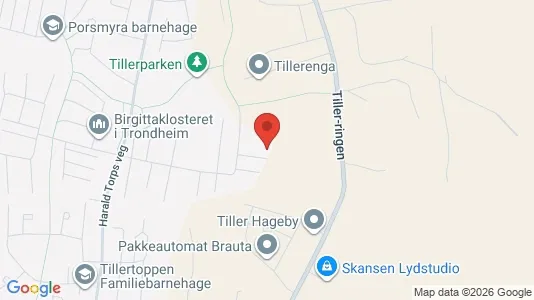 Apartments for rent i Trondheim Heimdal - kort over placeringen