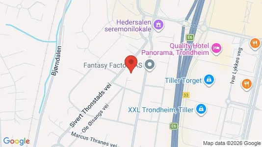 Apartments for rent i Trondheim Heimdal - kort over placeringen