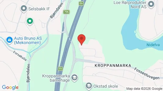 Rooms for rent i Trondheim Lerkendal - kort over placeringen