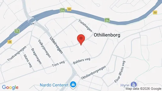 Apartments for rent i Trondheim Lerkendal - kort over placeringen