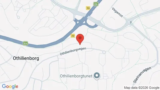 Rooms for rent i Trondheim Lerkendal - kort over placeringen