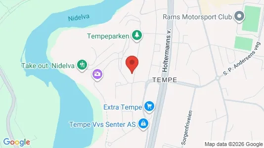 Apartments for rent i Trondheim Lerkendal - kort over placeringen