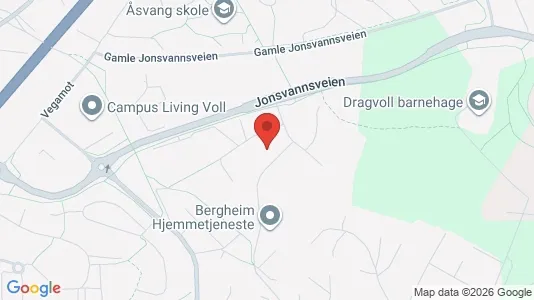 Apartments for rent i Trondheim Lerkendal - kort over placeringen