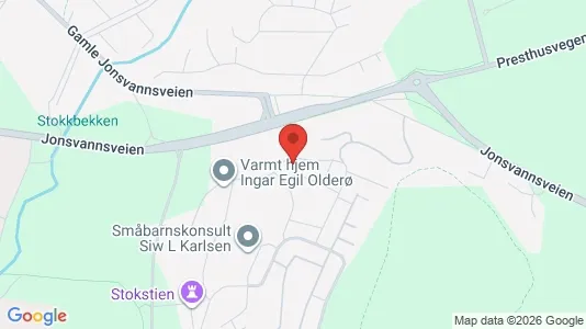 Rooms for rent i Trondheim Lerkendal - kort over placeringen