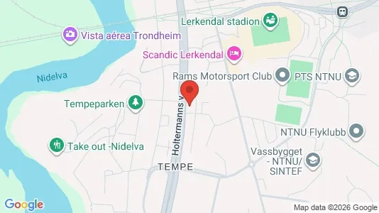 Rooms for rent i Trondheim Lerkendal - kort over placeringen
