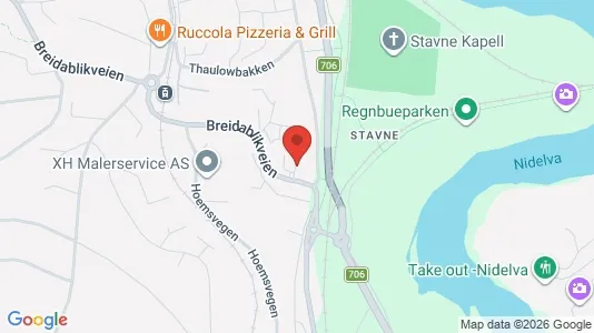 Rooms for rent i Trondheim Midtbyen - kort over placeringen