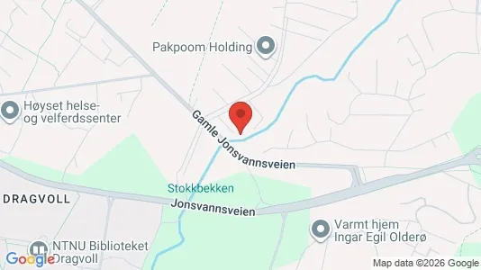 Apartments for rent i Trondheim Lerkendal - kort over placeringen