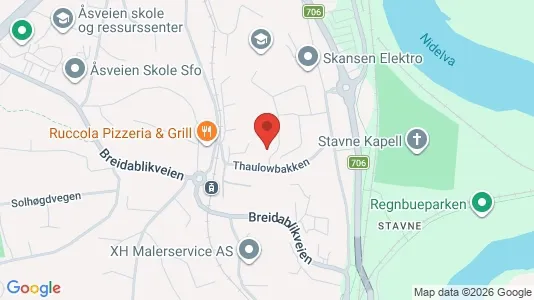 Rooms for rent i Trondheim Midtbyen - kort over placeringen